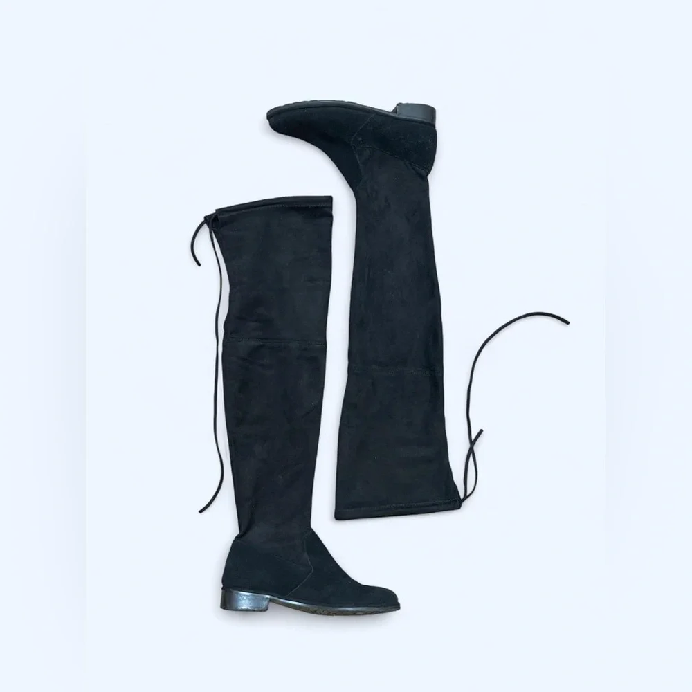 STUART WEITZMAN stretch-suede over-the-knee boots‎ size 7.5
